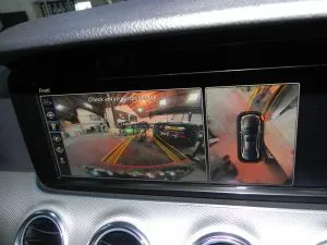 Mercedes camera calibration showing internal camera at STR Service Centre Norwich